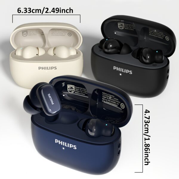 New Noise Reduction Wireless Earphones with Double Click Left Earphones - Image 2