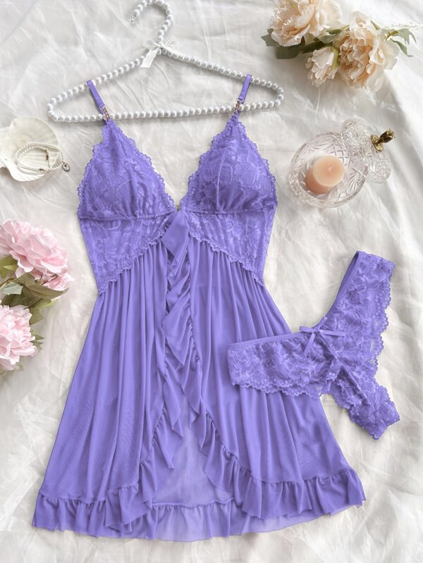 Women's Pajama Garter Skirt Set - Image 5