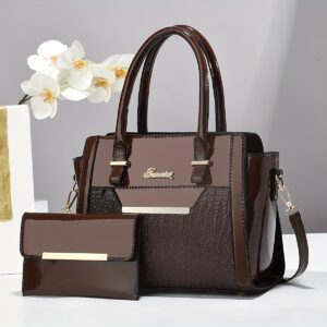 A New Set of Two Shiny Tote Bags for Women