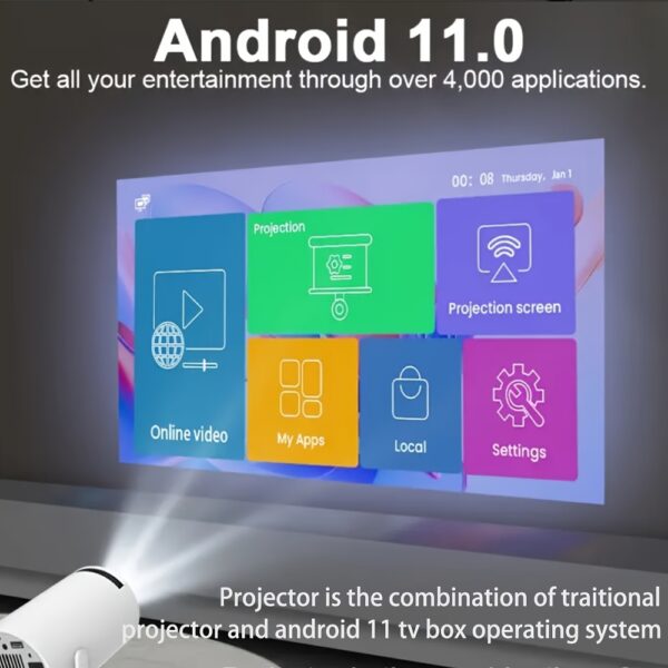 HY300PRO Mini Portable Projector - Image 6