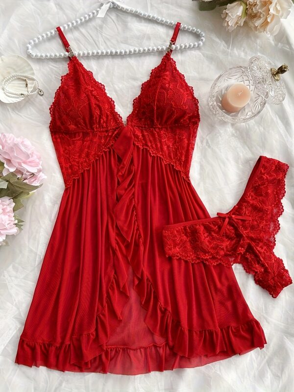 Women's Pajama Garter Skirt Set