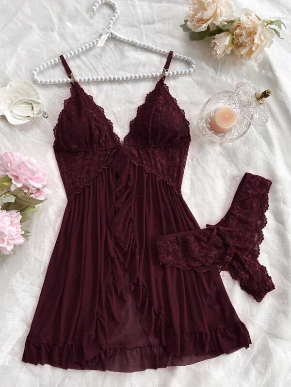Women's Pajama Garter Skirt Set - Image 3