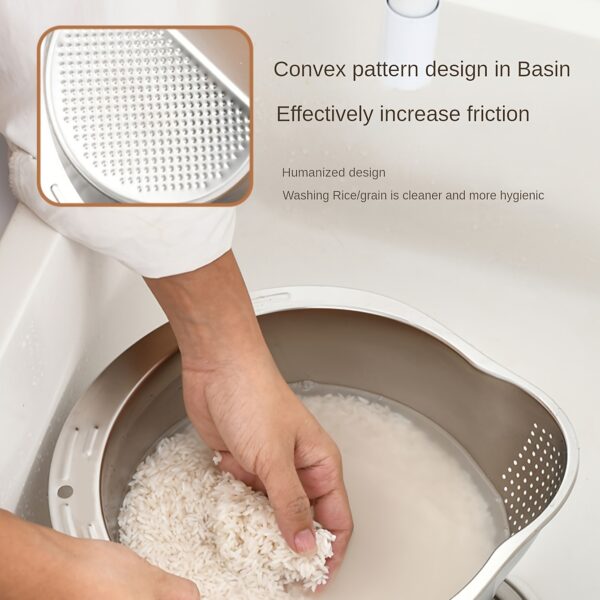 Stainless Steel Multi-Use Kitchen Colander - Image 8
