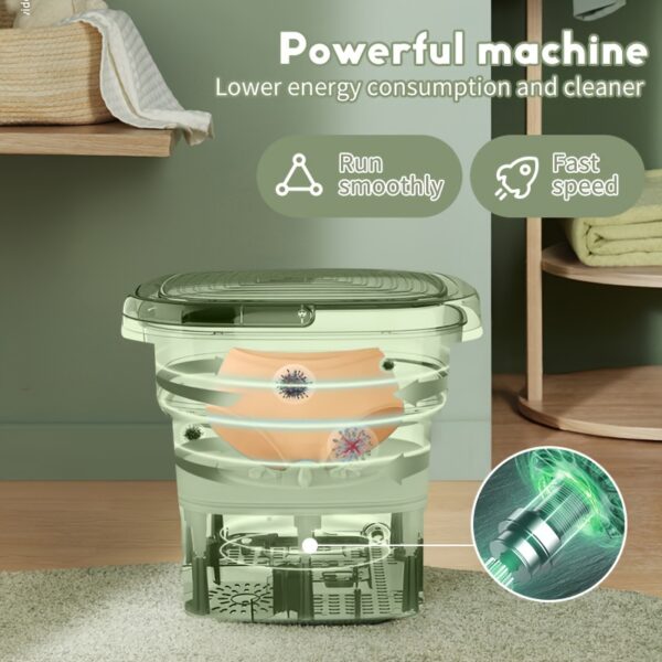 MOMMED Portable Mini Washing Machine - Image 8