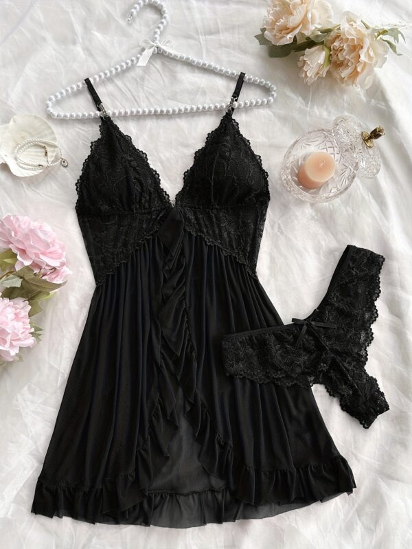 Women's Pajama Garter Skirt Set - Image 6