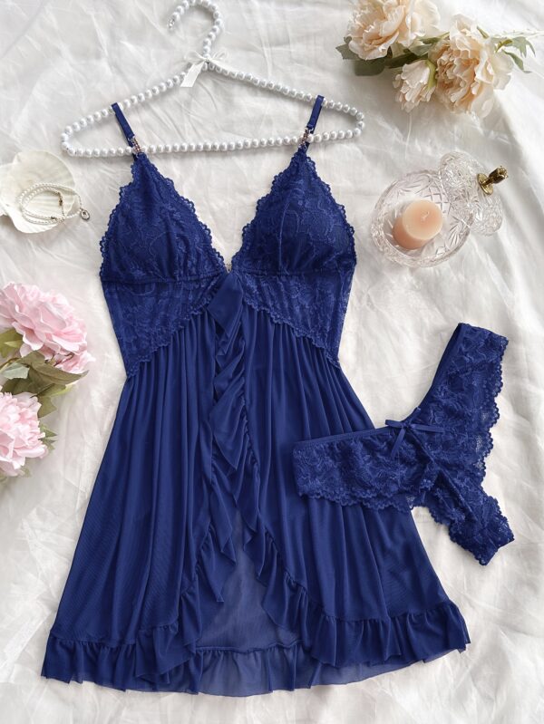 Women's Pajama Garter Skirt Set - Image 4