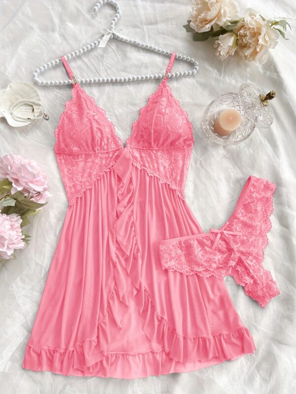 Women's Pajama Garter Skirt Set - Image 2