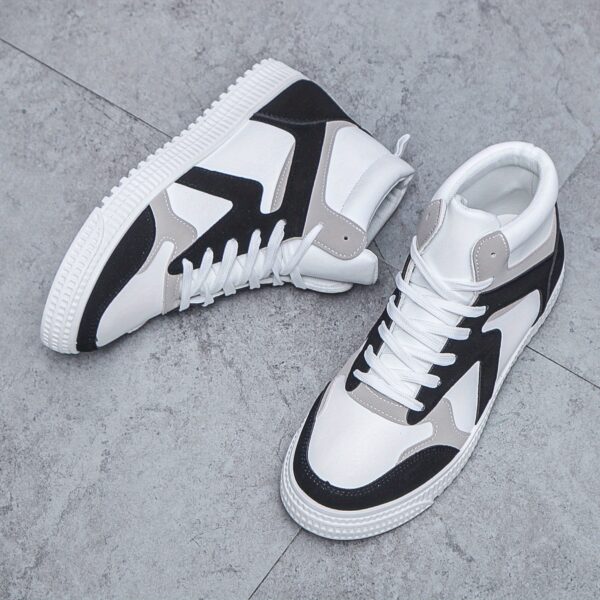 Men's Trendy Mid Top Basketball Shoes, Durable Non-Slip Athletic Shoes For Youth Teenager - Image 9