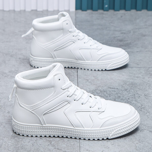 Men's Trendy Mid Top Basketball Shoes, Durable Non-Slip Athletic Shoes For Youth Teenager - Image 7