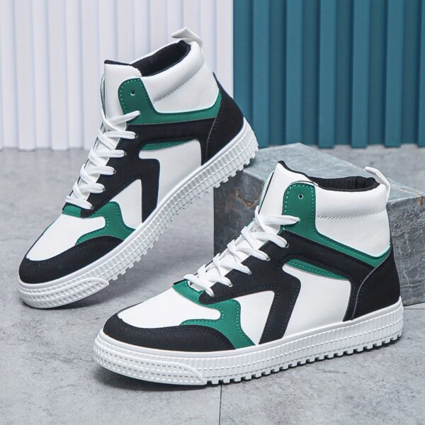 Men's Trendy Mid Top Basketball Shoes, Durable Non-Slip Athletic Shoes For Youth Teenager - Image 13