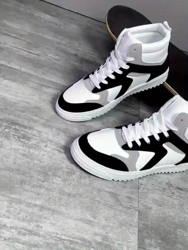 Men's Trendy Mid Top Basketball Shoes, Durable Non-Slip Athletic Shoes For Youth Teenager - Image 11