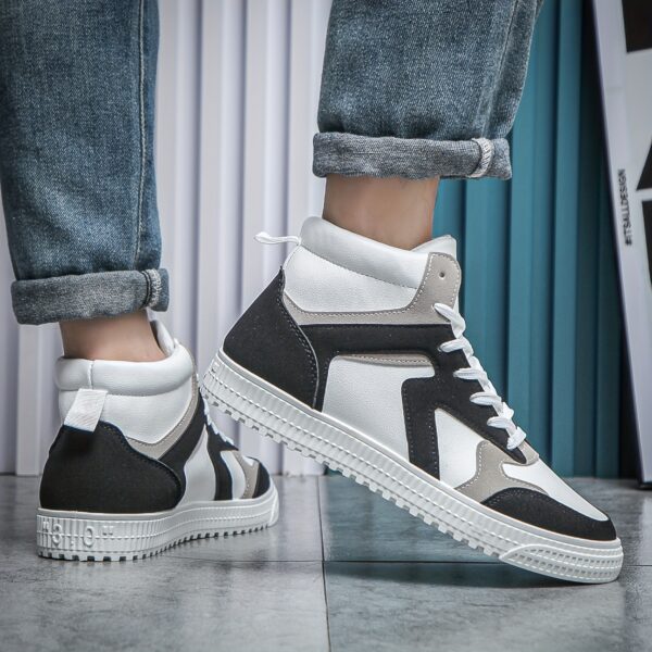 Men's Trendy Mid Top Basketball Shoes, Durable Non-Slip Athletic Shoes For Youth Teenager - Image 8