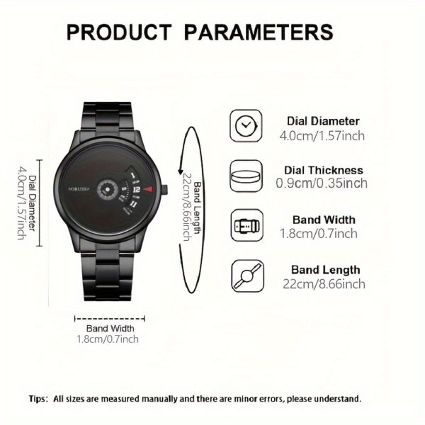 New Personality Men's Watch Upscale Trend Personality Handsome Waterproof Fashion Business Student Men's Watch, Ideal choice for Gifts - Image 5