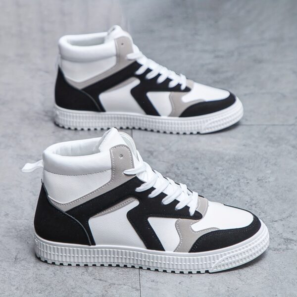 Men's Trendy Mid Top Basketball Shoes, Durable Non-Slip Athletic Shoes For Youth Teenager - Image 6