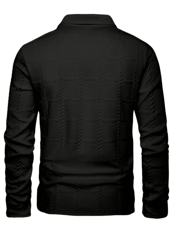 New Men'S POLO Shirts for Spring And Autumn, Stylish And Casual Knitted Jacquard T-Shirts for Men. - Image 4