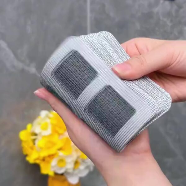 10pcs Self-Adhesive Hair Catcher Stickers for Shower, Kitchen Sink & Bathroom Drains - Anti-Clog, Insect-Proof Floor Drain Covers - Image 8