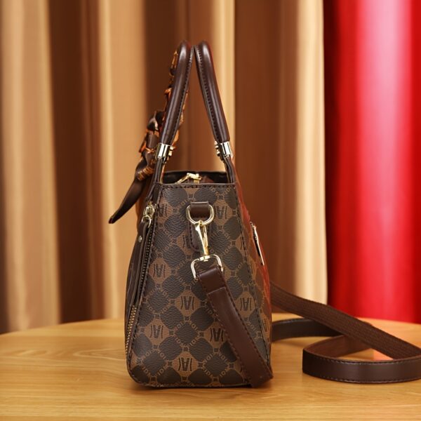 Three-Piece Women'S Suit Bag Personalized Print Handbag Trendy Old Flower Shoulder Bag Women'S Bag Messenger Bag - Image 7