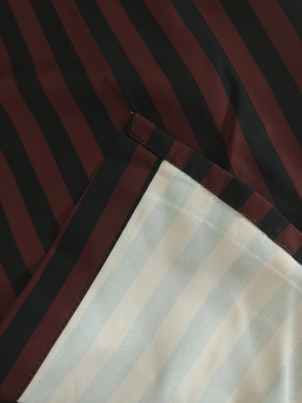 Men'S Summer Striped Business Shirt, Short Sleeve Button, Regular Fit, 95% Polyester 5% Elastane, Woven Fabric, Slight Stretch, Work Style, Lapel Collar, 119gsm - Casual Workwear - Image 10