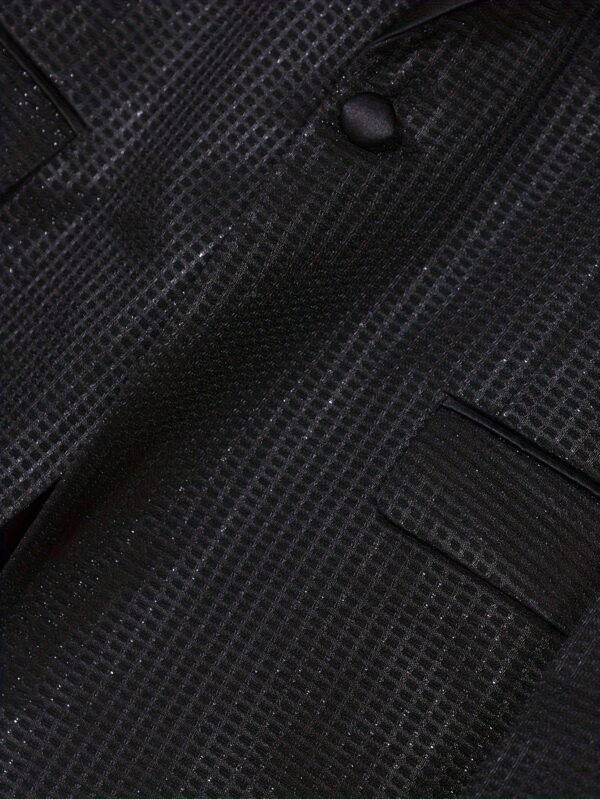 Men'S Casual Evening Wear Dress with Solid Color Woven Fabric And Button Detail for Weddings And Proms - Image 6