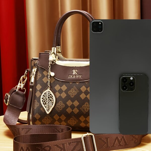 Mother's Day Gift for Mom Luxury Handbag, Family Ladies' Lightweight Premium Single Shoulder Crossbody Bag New Fashionable Elegant Easter - Image 6