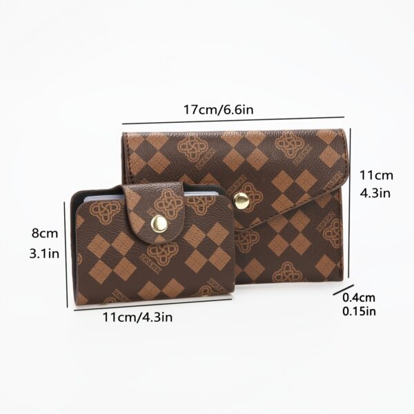 Three-Piece Women'S Suit Bag Personalized Print Handbag Trendy Old Flower Shoulder Bag Women'S Bag Messenger Bag - Image 5