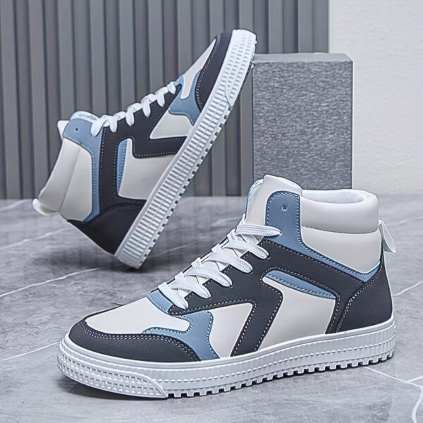 Men's Trendy Mid Top Basketball Shoes, Durable Non-Slip Athletic Shoes For Youth Teenager - Image 10