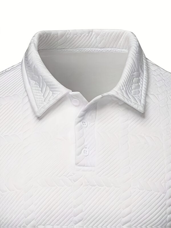 New Men'S POLO Shirts for Spring And Autumn, Stylish And Casual Knitted Jacquard T-Shirts for Men. - Image 9