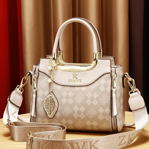 Mother's Day Gift for Mom Luxury Handbag, Family Ladies' Lightweight Premium Single Shoulder Crossbody Bag New Fashionable Elegant Easter - Image 3