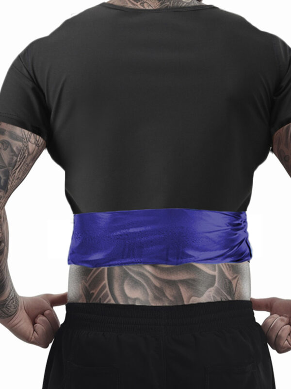 Men'S ARUNOW 2025 Upgraded Sauna Shirt - Quick-Dry, Odorless Fabric - Round Neck, Thin Straps - Sweat-Wicking & Compressive for Gym & Fitness - Solid Color, Long Sleeve, Breathable, Sweat-Resistant - Image 7