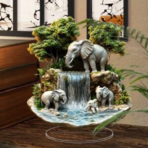 An Elegant 2D Flat Elephant Faux Leather Sun Catcher - a Bohemian Style Decoration for Desktops And Windows, Perfect for Home, Parties, And Festive Decor, As Well As for Gifts.