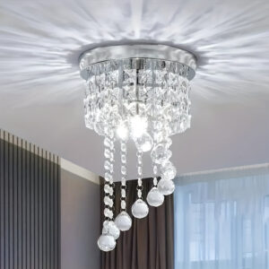 Chandelier Ceiling Light, S-Type Design, E14 Bulb Base, Hard Wire Indoor Electrical Appliances, Working Voltage 85v-265V, Suitable Living Room, Bedroom, Dining Room and Corridor-without Bulb