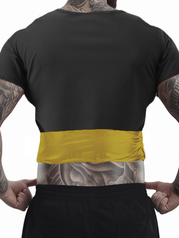 Men'S ARUNOW 2025 Upgraded Sauna Shirt - Quick-Dry, Odorless Fabric - Round Neck, Thin Straps - Sweat-Wicking & Compressive for Gym & Fitness - Solid Color, Long Sleeve, Breathable, Sweat-Resistant - Image 8