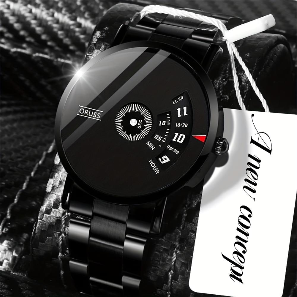 New Personality Men's Watch Upscale Trend Personality Handsome Waterproof Fashion Business Student Men's Watch, Ideal choice for Gifts